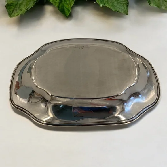 Vintage Sterling Silver Lot: Bread Tray, Bowl, Mint Julep Cup, 487 Grams, Marked - Picture 5 of 16